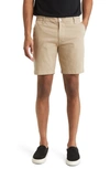 Ag Slim Fit 8.5 Inch Cotton Shorts In Dry Dust