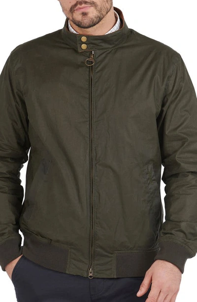 Barbour Lightweight Royston Waxed Jacket In Green