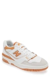 New Balance Men's 550 Low-top Sneakers In Munsell White/sepia