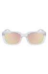 CONVERSE FLUIDITY 54MM RECTANGULAR SUNGLASSES