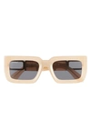 Off-white Boston Square Sunglasses In Sand Dark Grey
