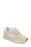 New Balance 574 Sneaker In Sandstone + Angora + Sea Salt