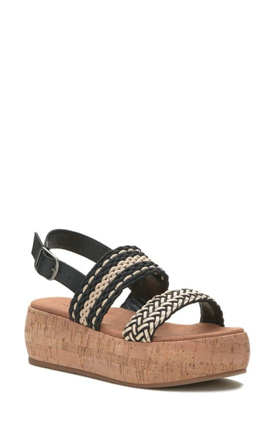 Lucky Brand Jadiel Platform Sandal In Black Multi