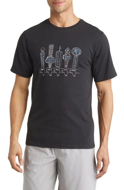 Swannies Taps Graphic Tee In Black