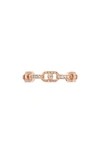 Sethi Couture Diamond Link Ring In 18k Rg