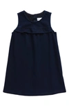 MILES THE LABEL KIDS' SLEEVELESS DENIM DRESS