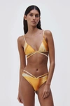 Simkhai Harlen Marble Print Bikini Top In Zinnia Marble