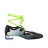 Dior D-mension Lace Up Pumps In Black