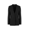 Givenchy Collarless Single-breasted Jacket In Black