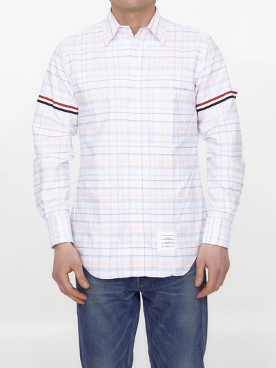 Thom Browne Oxford White Shirt In Multi-colored