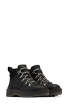 Sorel Hi-line Womens Walking Outdoor Hiking Boots In Black Jet