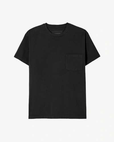 Nili Lotan Brandon Tee In Jet Black