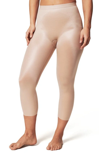 Spanx Thinstincts 2.0 Capri Leggings In Champagne