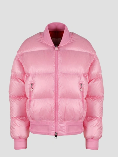 Moncler Merlat Bomber Jacket In Pink