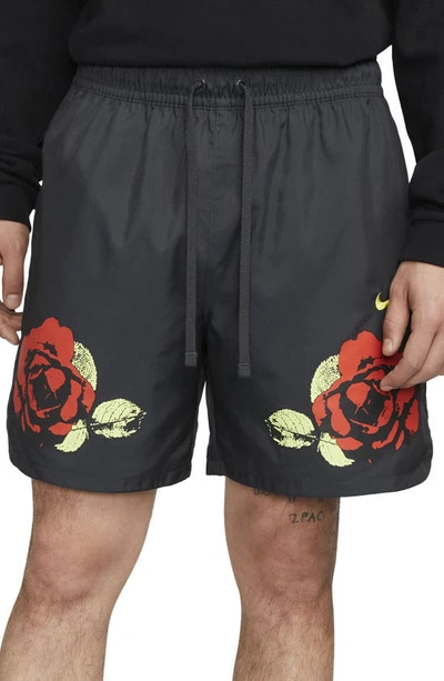 Nike Rose City Woven Flow Shorts In Anthracite