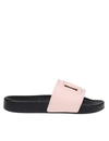 Dolce & Gabbana 20mm Saint Barth Rubber Slides In Pink