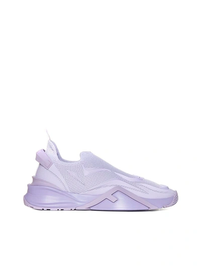 Fendi Flow Mesh Sneakers In Lilac