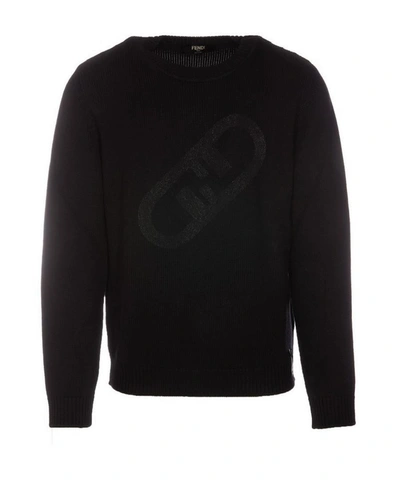 Fendi Sweater In Black