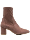 Stuart Weitzman Yulianna Suede Boot In Purple