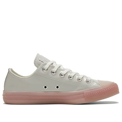 Converse Chuck Taylor All Star Mouse & Washed Coral Low Top Sneakers In White