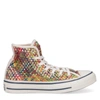 CONVERSE CHUCK TAYLOR ALL STAR LADIES MULTICOLOR CANVAS KNIT SNEAKERS