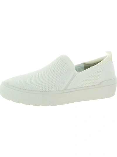 Dr. Scholl's Delight Knit Womens Slip On Comfort Insole Casual And Fashion Sneakers In White