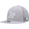 New Era Gray Oakland Athletics 2023 On-field Batting Practice 59fifty Fitted Hat In Gray