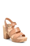 Kork-ease Della Slingback Platform Sandal In Brown F/ G