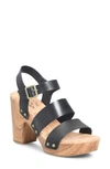 Kork-ease Della Slingback Platform Sandal In Black F/ G