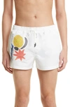 Jacquemus Pingo Top In 1bj Print White Arty Sun