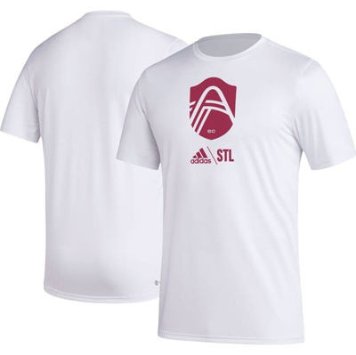 Adidas Originals Adidas White St. Louis City Sc Icon T-shirt