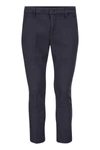 DONDUP DONDUP ALFREDO - COTTON SLIM-FIT TROUSERS