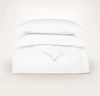 Boll & Branch Organic Signature Hemmed Duvet Set In Sky