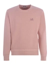 C.p. Company Sweatshirt  In Cotton In Pink