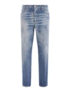 Dsquared2 Jeans  Boston In Denim Stretch In Light Denim