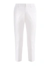 Fay White Chino Trousers In White