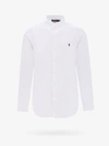 Polo Ralph Lauren Logo Linen Shirt In White