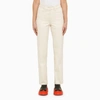 Sunnei Regular Cream Jeans In Beige