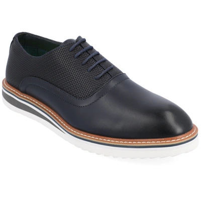 Vance Co. Weber Plain Toe Hybrid Dress Shoe In Blue