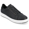 Vance Co. Robby Vegan Leather Casual Sneaker In Black