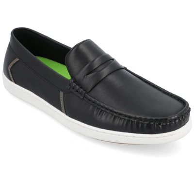 Vance Co. Danny Vegan Leather Penny Loafer In Black