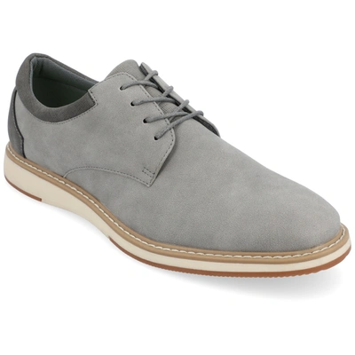 Vance Co. Hodges Plain Toe Hybrid Dress Shoe In Grey