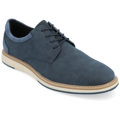 Vance Co. Hodges Plain Toe Hybrid Dress Shoe In Blue