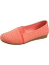 BEACON LENORE WOMENS PERFORATED SLIP-ON FLATS
