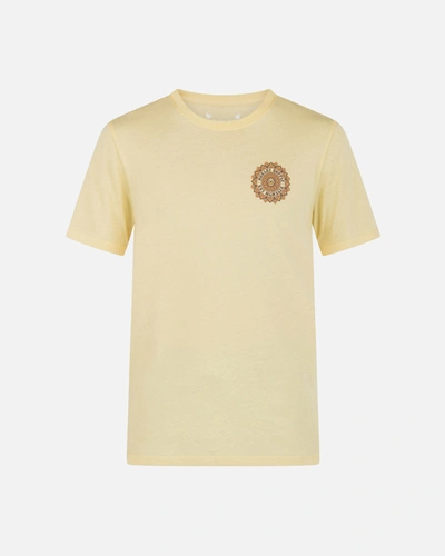 United Legwear Men's Everyday Explorer Mandala Short Sleeve T-shirt In Eggshell