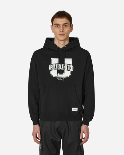 Neighborhood College Hooded Sweatshirt In Black