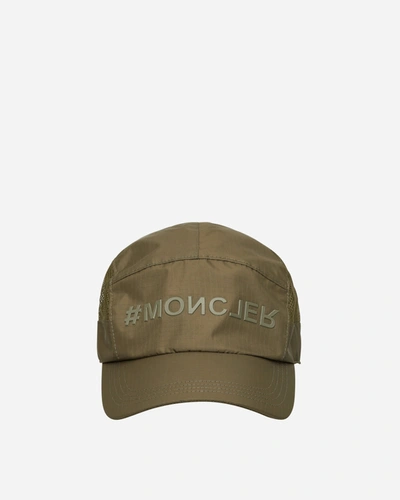 Moncler Day-namic Baseball Cap Khaki In Green