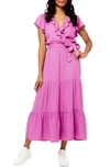 LOVE BY DESIGN LOVE BY DESIGN MARYLIN RUFFLE CREPE MAXI DRESS