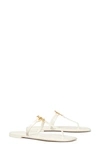 Tory Burch Mini Miller Jelly Flat Thong Sandals In Ivory