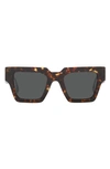 Versace Eyewear Square Frame Sunglasses In Brown